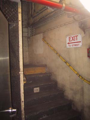 Subway stairs
